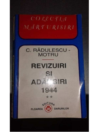 Revizuiri si adaugiri 1944