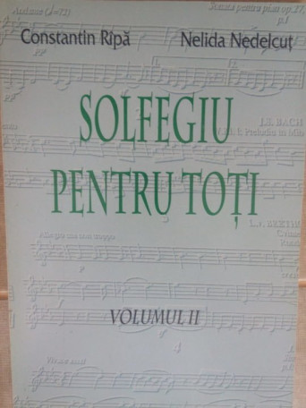 Solfegiu pentru toti, vol. II