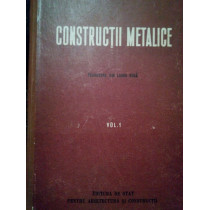 Constructii metalice, vol. I. Traducere in limba rusa