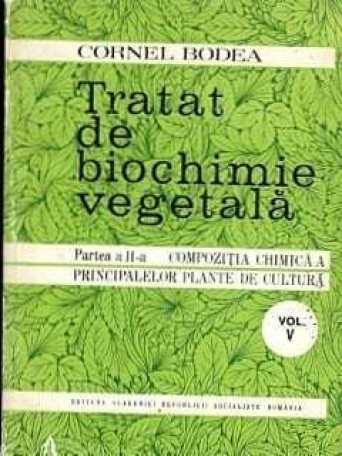 TRATAT DE BIOCHIMIE VEGETALA, PARTEA A IIA