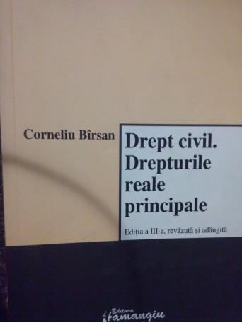 Drept civil. Drepturile reale principale