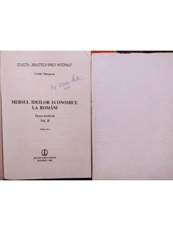 Mersul ideilor economice la romani, 2 vol.