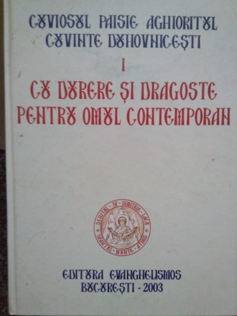 Cu durere si dragoste pentru omul contemporan