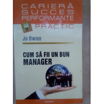 Cum sa fii un bun manager