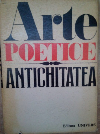 Arte poetice - antichitatea