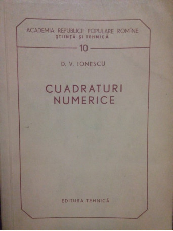 Cuadraturi numerice