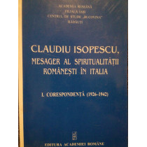 Claudiu Isopescu, mesager al spiritualitatii romanesti in Italia