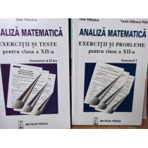 Analiza matematica - Exercitii si teste pentru clasa a XIIa, 2 vol.