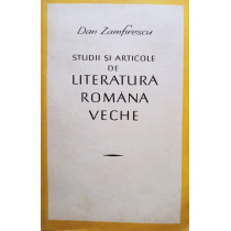 Studii si articole de literatura romana veche