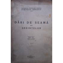 Dari de seama ale sedintelor, vol. XLI