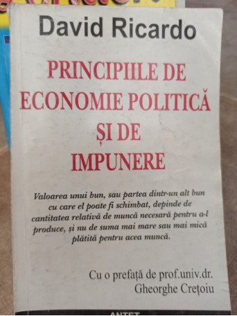 Principiile de economie politica si de impunere