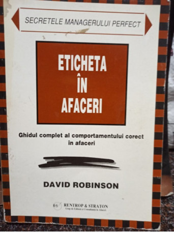 David Robinson - Eticheta in afaceri - 1999 - Brosata