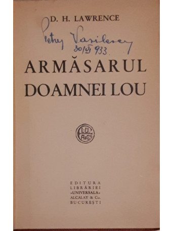 ARMASARUL DOAMNEI LOU