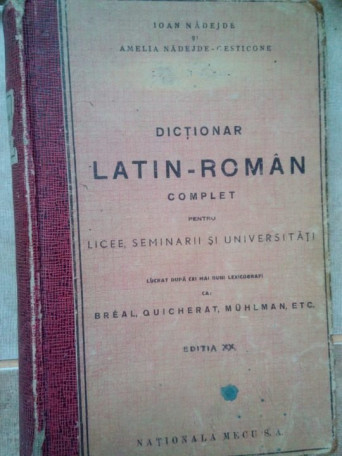 Dictionar latin