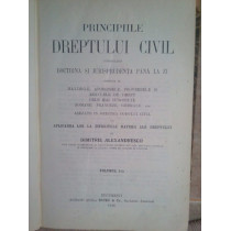 Principiile dreptului civil cuprinzand doctrina si jurisprudenta pana la zi