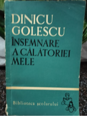 Insemnare a calatoriei mele