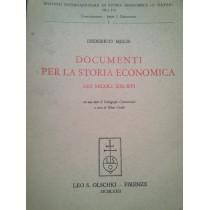 Documenti per la storia economica dei secoli XIIIXVI