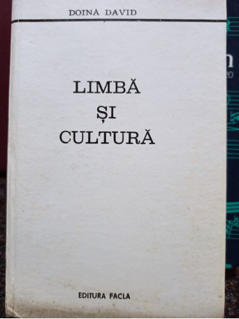 Limba si cultura