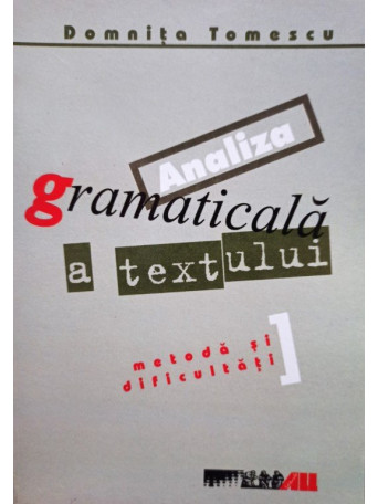 Analiza gramaticala a textului