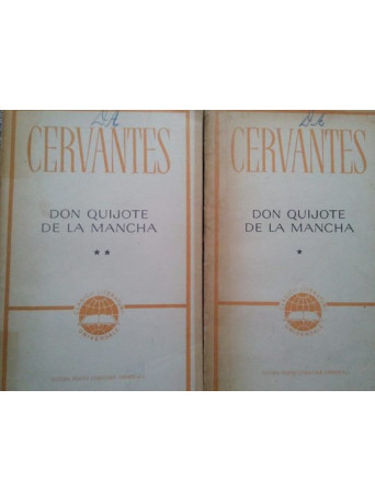 Cervantes - Don Quijote de la Mancha, 2 vol. - 1965 - Brosata