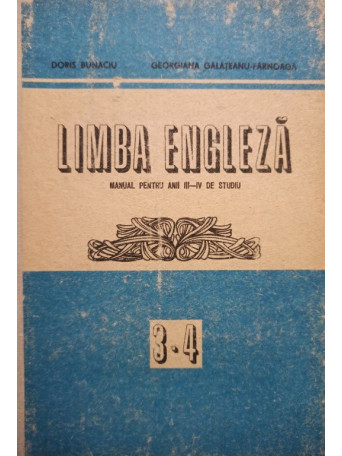 Limba engleza - Manual pentru anii III - IV de studiu