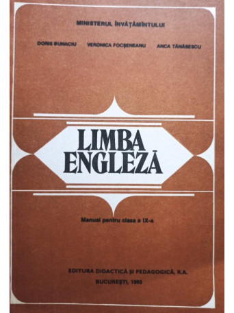 Limba engleza. Manual pentru clasa a IXa