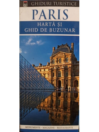 Paris - Harta si ghid de buzunar