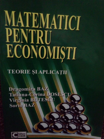 Matematici pentru economisti