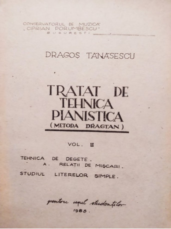 Tratat de tehnica pianistica, vol. II