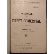 Manual de drept comercial, partea IV