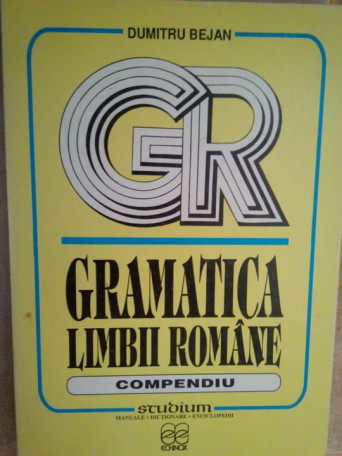 Gramatica limbii romane, compendiu