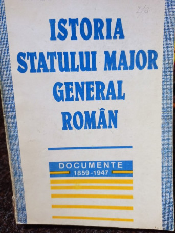 Istoria statului major general roman