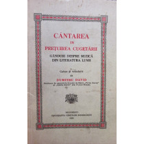 Cantarea in pretuirea cugetarii