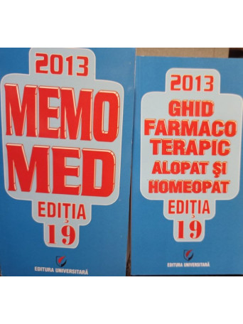 Memomed 2013 / Ghid farmacoterapic alopat si homeopat