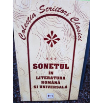 Sonetul in literatura romana si universala, vol. 3