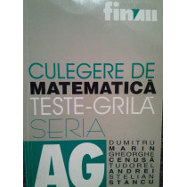 Culegere de matematica. Teste grila