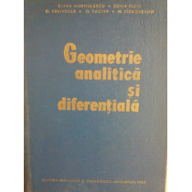 Geometrie analitica si diferentiala