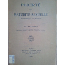 Puberte et maturite sexuelle