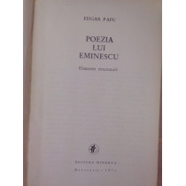 Poezia lui Eminescu, elemente structurale