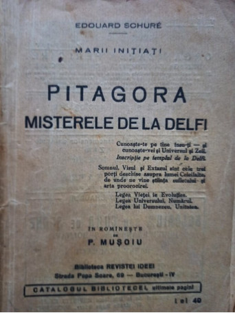 Pitagora - Misterele de la Delfi