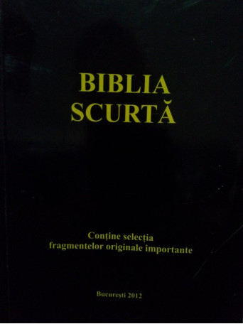 Biblia scurta