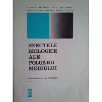 Efectele biologice ale poluarii mediului