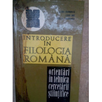 Introducere in filologia romana