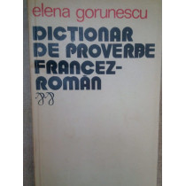 Dictionar de proverbe francez-roman