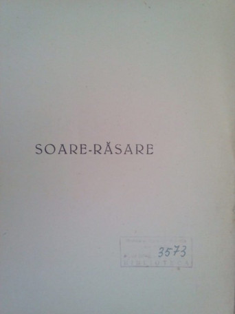 Soare-rasare