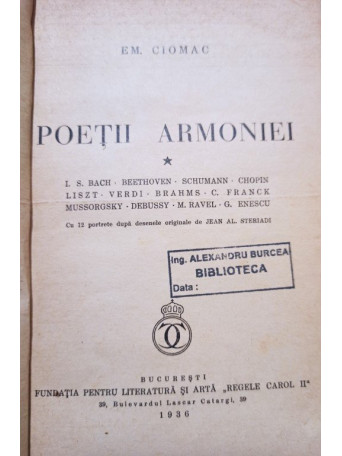 Poetii armoniei