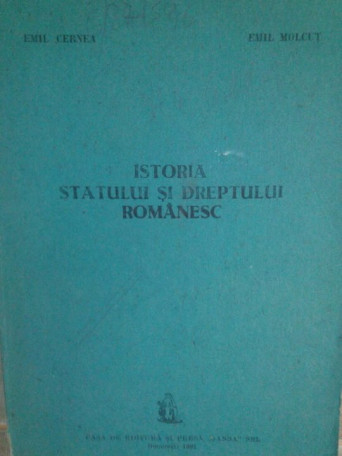 Istoria statului si dreptului romanesc