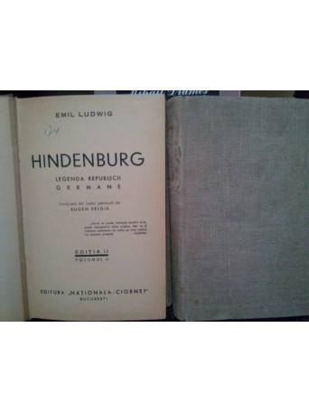 Hindenburg. Legenda Republicii Germane 2 vol