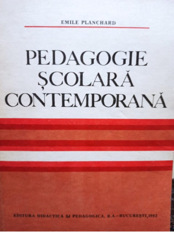 Pedagogie scolara contemporana