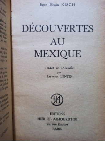 Decouvertes au Mexique